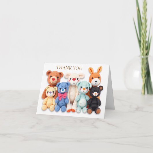 Gehakte Gehaakte Dieren Bedankt (Voorkant)