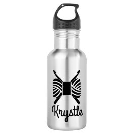 Gehakte haken en garen in de kroeg - Jouw tekst Waterfles