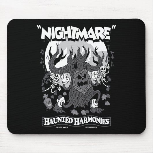 Gehakte Harmonies -  Cartoon Halloween - Cr Muismat (Voorkant)