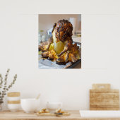 Gehakte kip poster (Keuken)