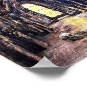 Gehakte mansie poster (Hoek)