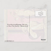 Gehakte meisjes en Bacchante door Pompeian Painter Briefkaart (Achterkant)