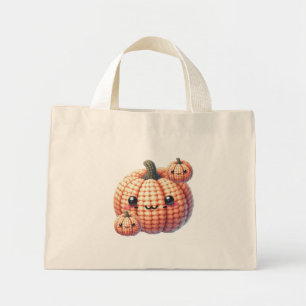 Gehakte Mooie Pompoen Mini Tote Bag