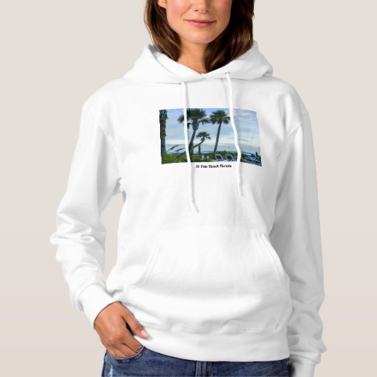 Gehakte palmbomen hoodie (Voorkant)