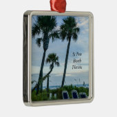 Gehakte palmbomen metalen ornament (Rechts)