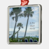 Gehakte palmbomen metalen ornament (Links)