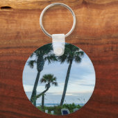 Gehakte palmbomen sleutelhanger (Voorkant)