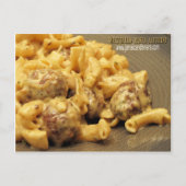 Gehakte pasta Alfredo Briefkaart (Voorkant)