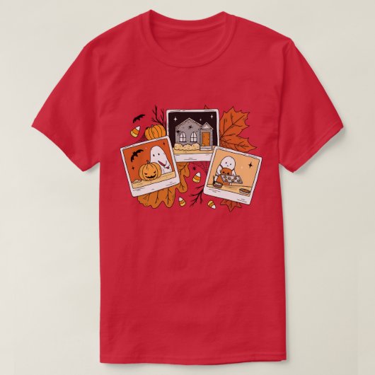 Gehakte poaroïden t-shirt (Design voorkant)