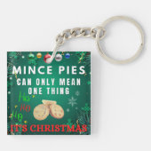 Gehakte taarten kunnen maar één ding betekenen: he sleutelhanger (Achterkant)