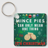 Gehakte taarten kunnen slechts één ding betekenen sleutelhanger (Voorkant)
