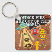 Gehakte taarten zijn uit deze wereld sleutelhanger (Voorkant)