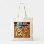 Gehakte taarten zijn uit deze wereld tote bag (Achterkant)