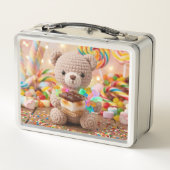 Gehakte teddybeer met S'more gepersonaliseerd (Achterkant)