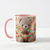 Gehakte Teddybeer met S'more Gepersonaliseerd Mok (Links)