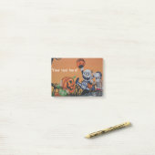 Gehakte tekens post-it® notes (Op bureau)