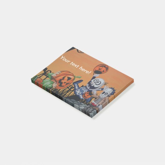 Gehakte tekens post-it® notes (Schuin)