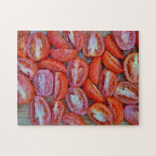 Gehakte tomaten legpuzzel (Horizontaal)