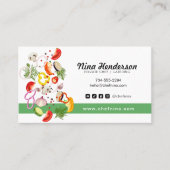 Gehakte Veggie Chef of Catering of Restaurant Visitekaartje (Voorkant)