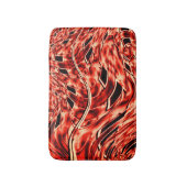 Gehakte vierkantjes, gespiegeld in badmat voor kor (Voorkant Verticaal)