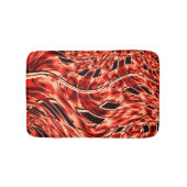 Gehakte vierkantjes, gespiegeld in badmat voor kor (Voorkant)