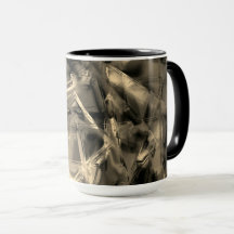 Gehakte vierkantjes met 'verkeerde penseelstreken'