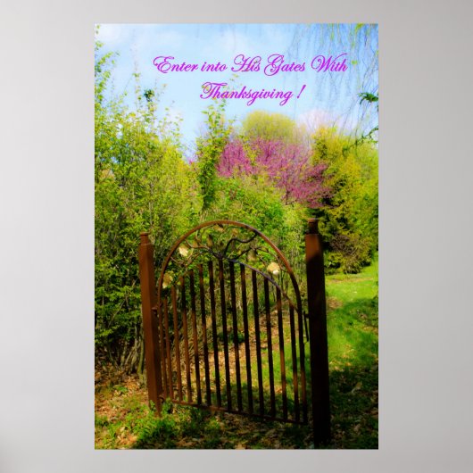 GEHALTE AAN THANKSGIVING POSTER (Voorkant)