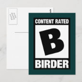 Gehalte B: Vogel Briefkaart (Voorkant / Achterkant)