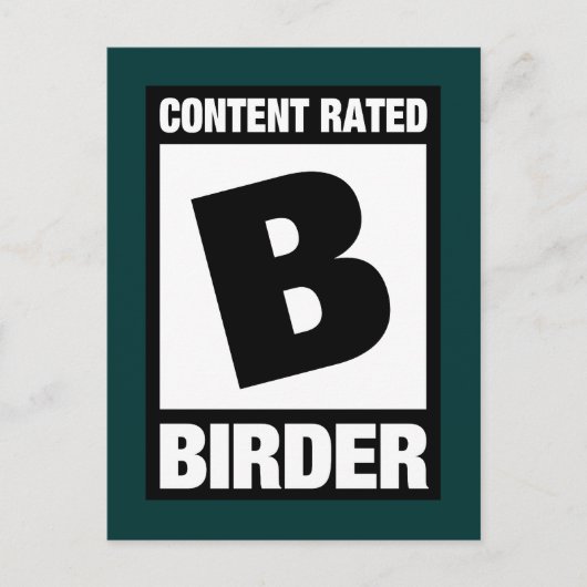 Gehalte B: Vogel Briefkaart (Voorkant)