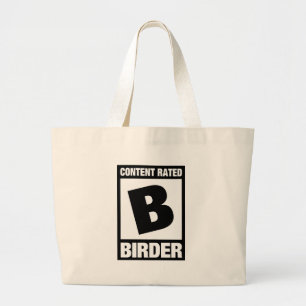 Gehalte B: Vogel Grote Tote Bag