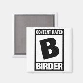 Gehalte B: Vogel Magneet (Voorkant / Achterkant)