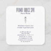 *~* Gehalte Waterverf. Shaman Primal Aztec Tribal Vierkante Visitekaartje (Achterkant)