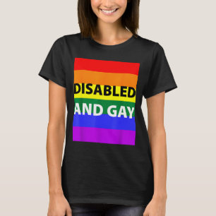 Gehandicapt En Homoseksueel Grappig Voor Mannen Vr T-shirt