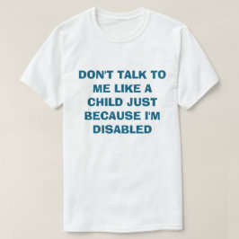 Gehandicapt  t-shirt