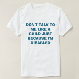 Gehandicapt t-shirt