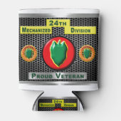 Gehandicapte 24e Mechanized Infantry Division Blikjeskoeler (Voorkant)