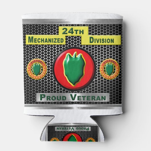 Gehandicapte 24e Mechanized Infantry Division Blikjeskoeler (Achterkant)