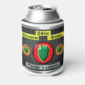 Gehandicapte 24e Mechanized Infantry Division Blikjeskoeler (Blikje Achterkant)