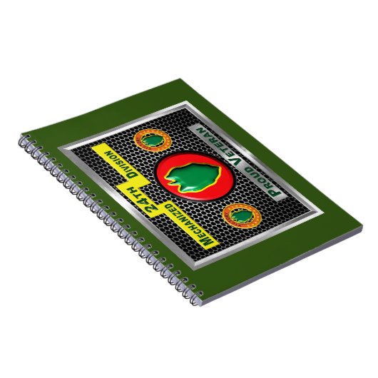Gehandicapte 24e Mechanized Infantry Division Notitieboek (Rechterzijde)