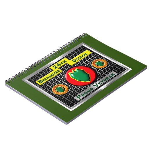 Gehandicapte 24e Mechanized Infantry Division Notitieboek (Linkerzijde)