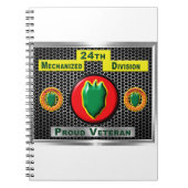 Gehandicapte 24e Mechanized Infantry Division Notitieboek (Voorkant)