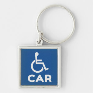 Gehandicapte auto sleutelhanger