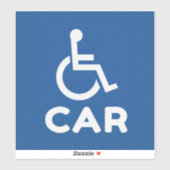 Gehandicapte auto sticker (Vel)