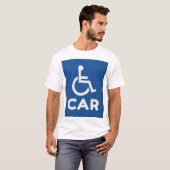 Gehandicapte auto t-shirt (Voorkant volledig)