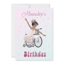 Gehandicapte Ballerina Afrikaans Amerikaans Meisje