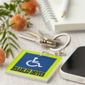 Gehandicapte bestuurder sleutelhanger (Voorkant Rechts)