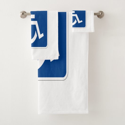 Gehandicapte gehandicapte veteraan bad handdoek (Insitu)