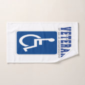 Gehandicapte gehandicapte veteraan bad handdoek (Handdoek)
