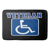 Gehandicapte gehandicapte veteraan badmat (Voorkant)