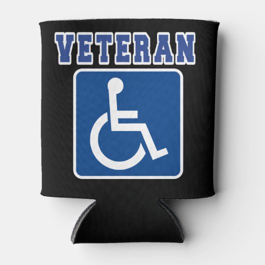Gehandicapte gehandicapte veteraan blikjeskoeler (Voorkant)